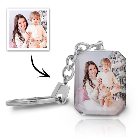 Mother's Day Keychain Photo Keychain Crystal Keychain Mother's Day Gifts